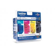 Brother 1100 value pack B/Y/C/M